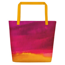 Load image into Gallery viewer, Burst of Pink Beach Bag