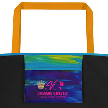 Cargar imagen en el visor de la galería, Blue Wave Beach Bag