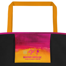 Load image into Gallery viewer, Burst of Pink Beach Bag