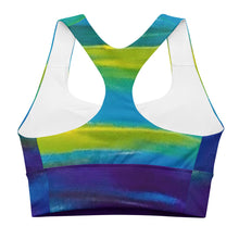 Cargar imagen en el visor de la galería, Blue Wave Longline sports bra