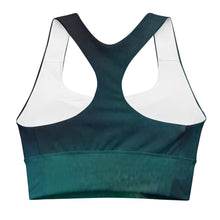 Cargar imagen en el visor de la galería, Sea Green Longline sports bra