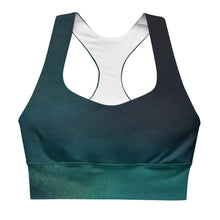 Cargar imagen en el visor de la galería, Sea Green Longline sports bra