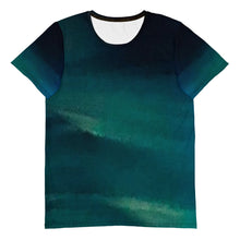 Load image into Gallery viewer, Sea Green Men's Athletic T-shirt