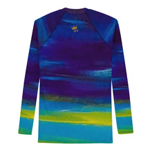 Load image into Gallery viewer, Blue Wave Men's Rash Guard