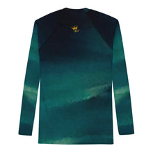 Load image into Gallery viewer, Sea Green Men's Rash Guard