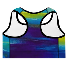 Load image into Gallery viewer, Blue Wave Padded Sports Bra