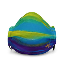 Load image into Gallery viewer, Blue Wave face mask