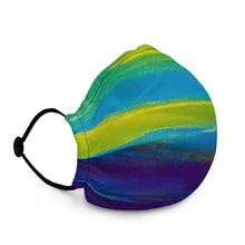 Load image into Gallery viewer, Blue Wave face mask
