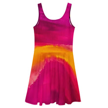 Load image into Gallery viewer, Burst of Pink Skater Dress