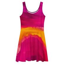 Load image into Gallery viewer, Burst of Pink Skater Dress