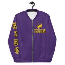 Cargar imagen en el visor de la galería, King Unisex Bomber Jacket