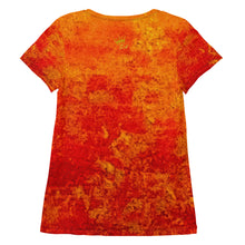 Cargar imagen en el visor de la galería, Summer Fire Women's Athletic T-shirt
