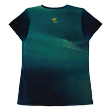 Cargar imagen en el visor de la galería, Sea Green Women's Athletic T-shirt