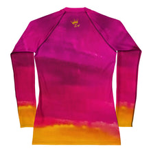 Cargar imagen en el visor de la galería, Burst of Pink Women's Rash Guard