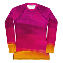 Cargar imagen en el visor de la galería, Burst of Pink Women's Rash Guard