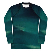 Cargar imagen en el visor de la galería, Sea Green Women's Rash Guard