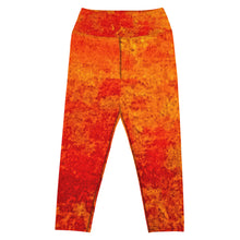 Load image into Gallery viewer, Summer Fire Yoga Capri Leggings