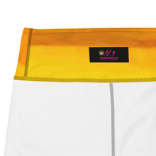 Cargar imagen en el visor de la galería, Sunburst Yoga Capri Leggings