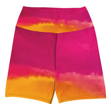 Cargar imagen en el visor de la galería, Burst of Pink Yoga Shorts