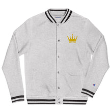 Load image into Gallery viewer, Crown Embroidered Champion Bomber Jacket