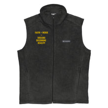Load image into Gallery viewer, Faith Plus Work  Men’s Columbia fleece vest