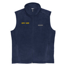Load image into Gallery viewer, Faith + Work Men’s Columbia fleece vest