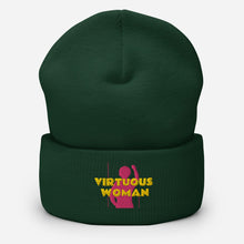 Cargar imagen en el visor de la galería, Virtuous Woman Cuffed Beanie