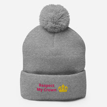 Load image into Gallery viewer, Queen Pom-Pom Beanie