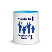 Load image into Gallery viewer, Praises Up Mug with Color Inside