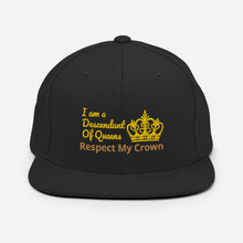 Load image into Gallery viewer, Queen Snapback Hat
