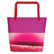 Load image into Gallery viewer, Pink Ocean Beach Bag