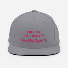 Load image into Gallery viewer, I Believe In Equality Snapback Hat
