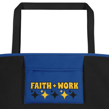 Load image into Gallery viewer, Faith + Work Beach Bag