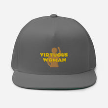 Cargar imagen en el visor de la galería, Virtuous Woman Flat Bill Cap