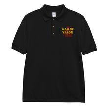 Cargar imagen en el visor de la galería, Man of Valor Embroidered Polo Shirt