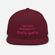 Load image into Gallery viewer, I Believe In Equality Snapback Hat