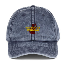 Load image into Gallery viewer, Virtuous Woman Vintage Cotton Twill Cap