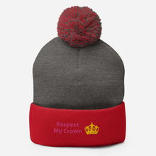 Load image into Gallery viewer, Queen Pom-Pom Beanie