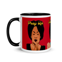 Load image into Gallery viewer, Pray Up-Stand Up-Speak Up Mug with Color Inside