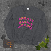 Cargar imagen en el visor de la galería, Create Design Inspire Unisex Sweatshirt