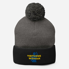Load image into Gallery viewer, Virtuous Woman Pom-Pom Beanie