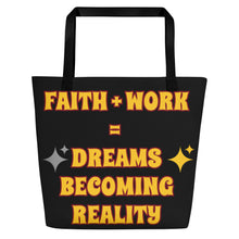 Load image into Gallery viewer, Faith + Work Beach Bag