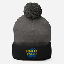 Load image into Gallery viewer, Man of Valor Pom-Pom Beanie