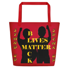 Load image into Gallery viewer, Black Lives Matter Beach Bag - Shannon Alicia LLC