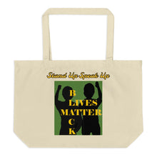 Load image into Gallery viewer, Black Lives Matter Large organic tote bag - Shannon Alicia LLC