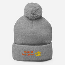 Load image into Gallery viewer, Queen Pom-Pom Beanie