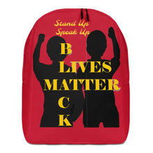 Load image into Gallery viewer, Black Lives Matter Minimalist Backpack - Shannon Alicia LLC