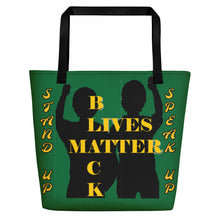 Load image into Gallery viewer, Black Lives Matter Beach Bag