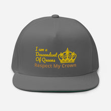 Load image into Gallery viewer, Queen Flat Bill Cap