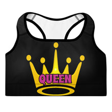 Load image into Gallery viewer, Queen Padded Sports Bra